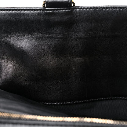 Chanel Lambskin Chocolate Bar Quilted Bag Black 14 of 24