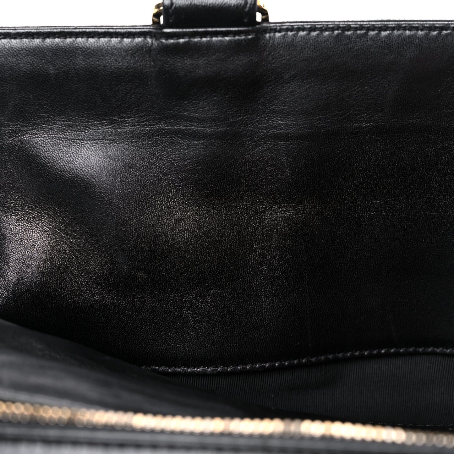 Lambskin Chocolate Bar Quilted Bag Black