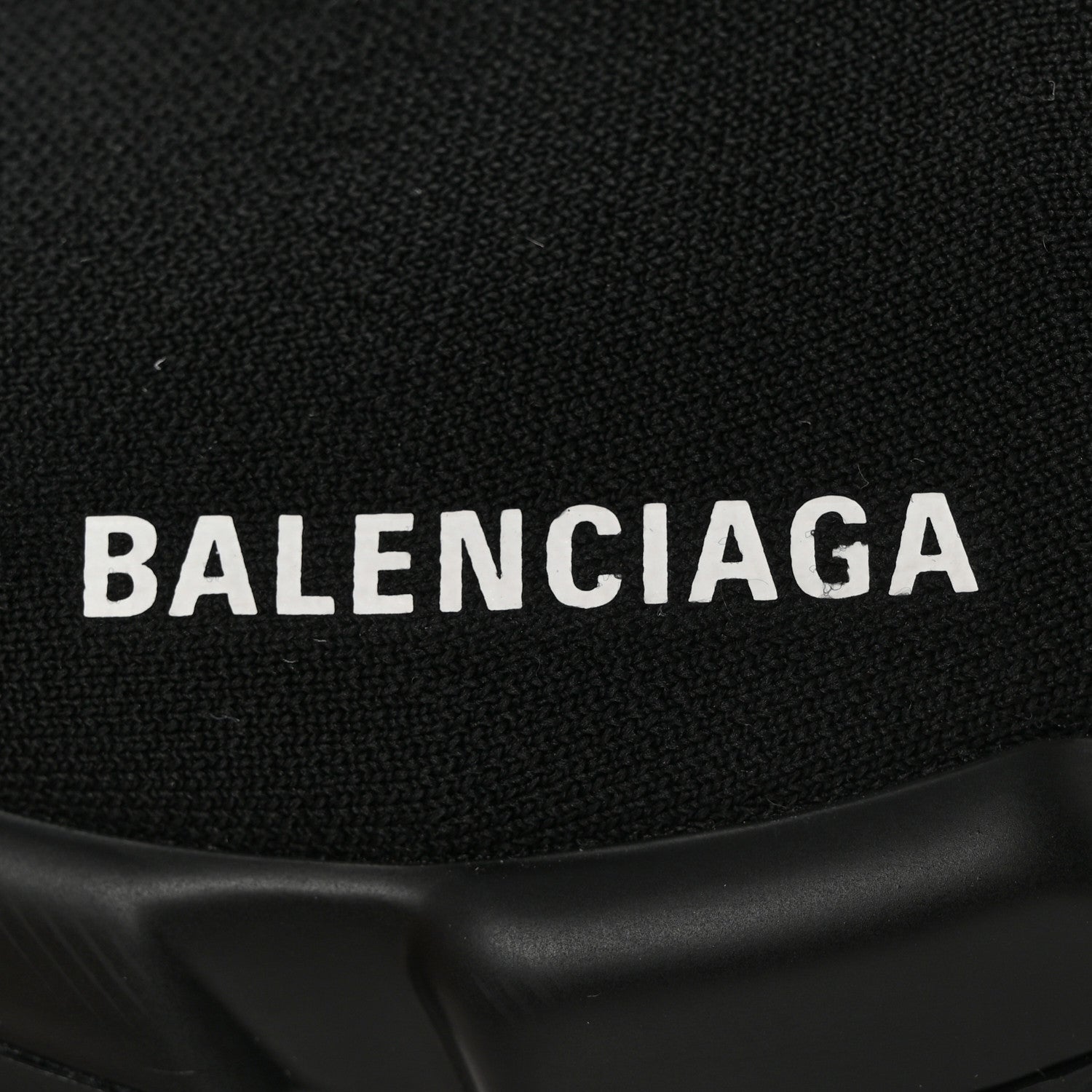 Balenciaga Neoprene Knit Womens Speed Sneakers Mules 39 Black 7 of 11