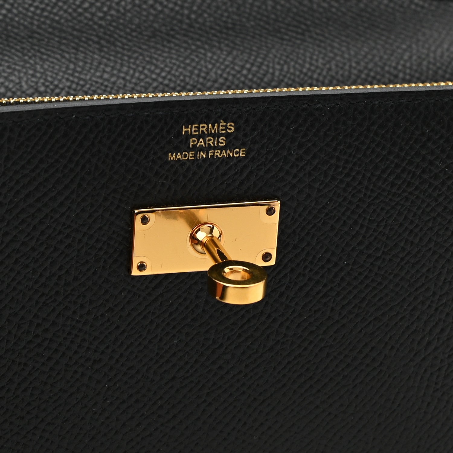 Hermes Epsom Kelly Wallet To Go Black 6 of 9