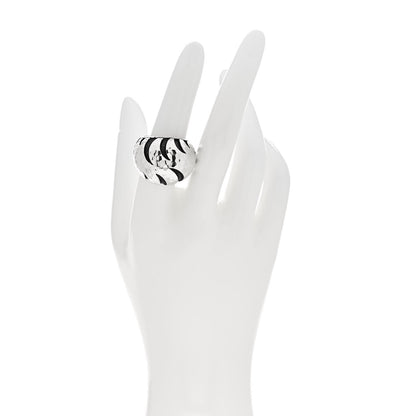 John Hardy Sterling Silver Palu Macan Hammered Dome Ring 54 7 2 of 5