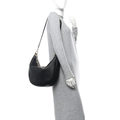 Louis Vuitton Empreinte Monogram Giant Loop Hobo Black 2 of 13