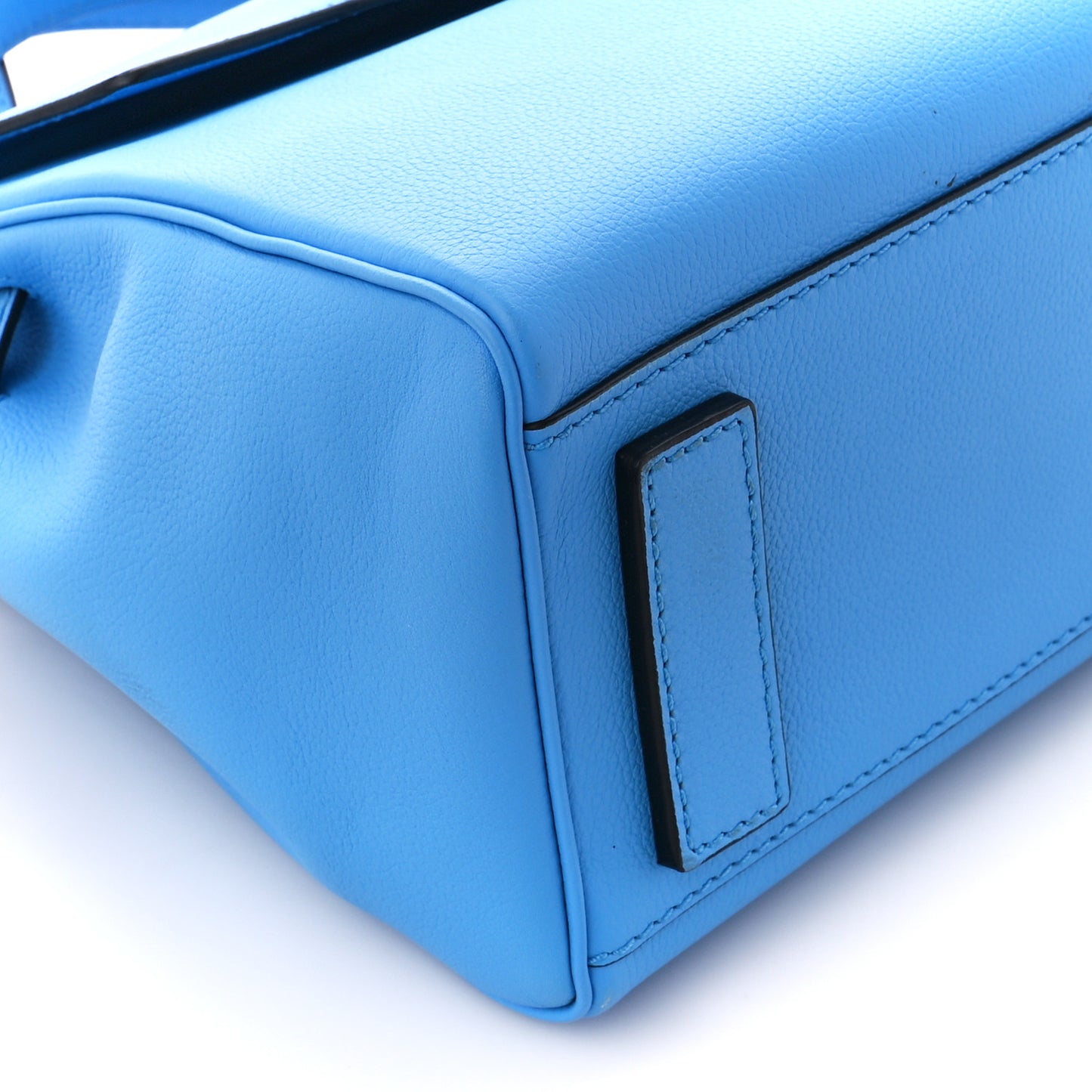 Calfskin Medium La Medusa Top Handle Handbag Blue