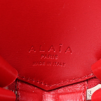 Alaia Lux Calfskin Le Coeur Bag Lacquer Red 6 of 8