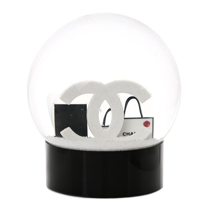 Chanel Glass CC Shopping Bag Snow Globe 3 of 5