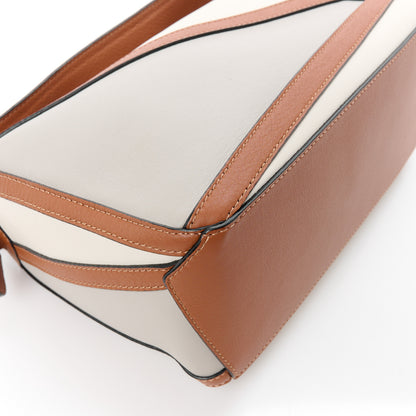 Loewe Calfskin Small Graphic Puzzle Bag Ghost Soft White 9 of 10