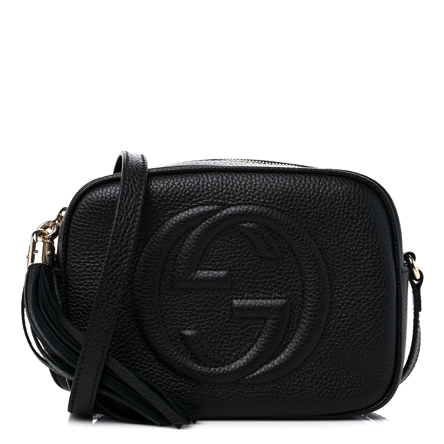 Gucci Pebbled Calfskin Small Soho Disco Bag Black 1 of 10