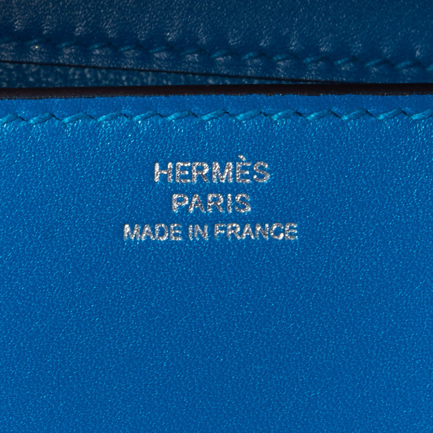 Tadelakt Medor 23 Clutch Bleu Izmir