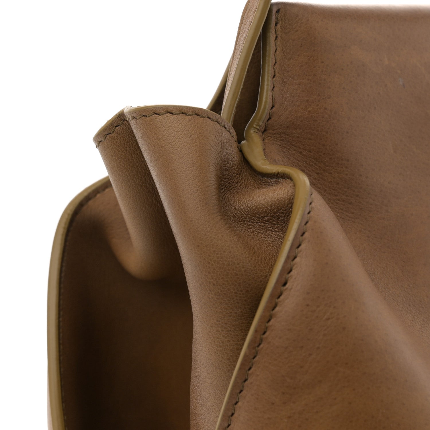 The Row Saddle Calfskin Sienna Shoulder Bag Camel 10 of 11