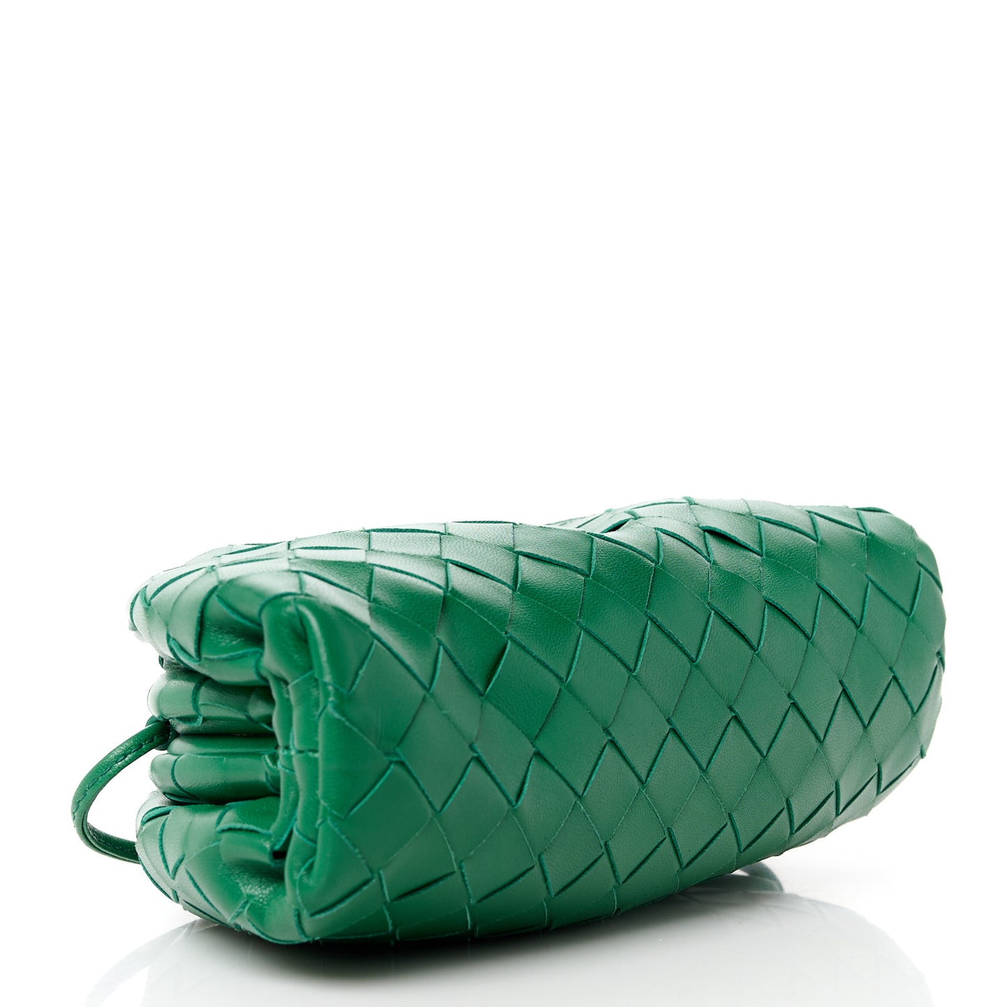 Nappa Intrecciato The Mini Pouch Racing Green