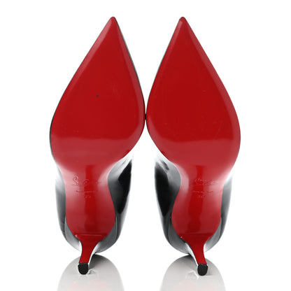 Christian Louboutin Patent Calfskin Pigalle 100 Pumps 39 Black 5 of 7