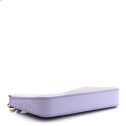 Christian Louboutin Calfskin Loubila Hybrid Pouch Lilac 4 of 9
