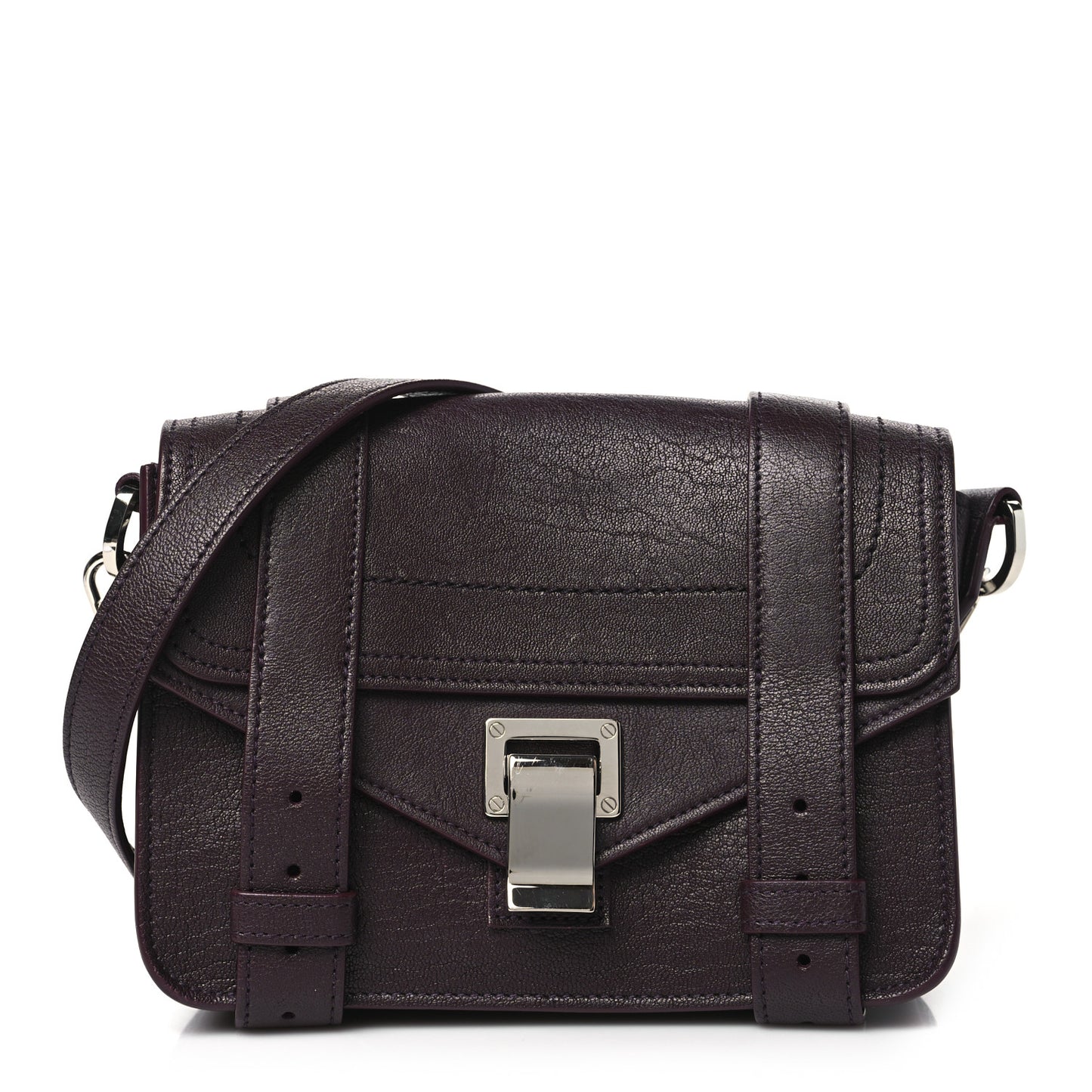 Lambskin PS1 Mini Crossbody Bag Oxblood