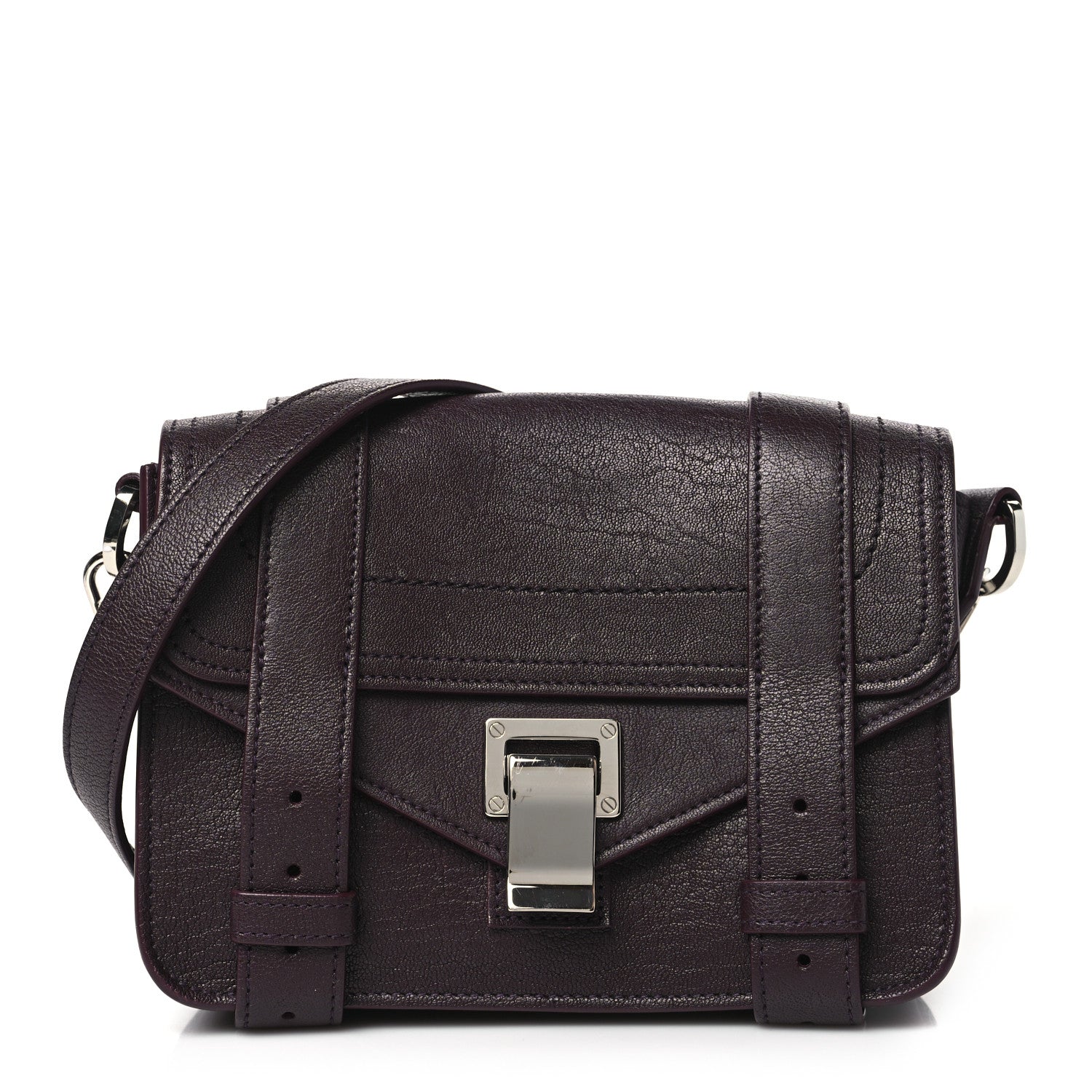 Proenza Schouler Lambskin PS1 Mini Crossbody Bag Oxblood 1 of 9