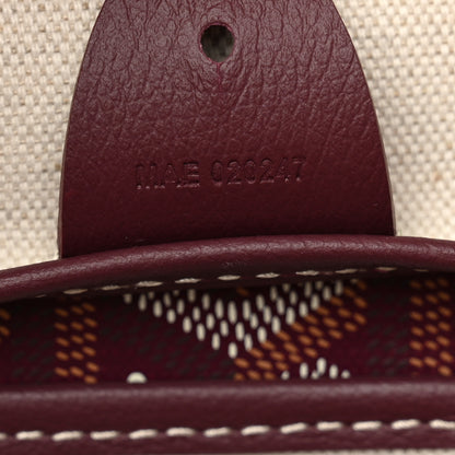 Goyard Goyardine Artois MM Burgundy 6 of 9