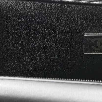 Chanel Lambskin Quilted Mini Rectangular Flap So Black 7 of 13
