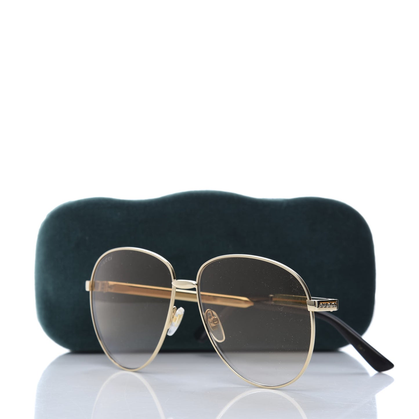 Aviator Sunglasses GG0138S Brown