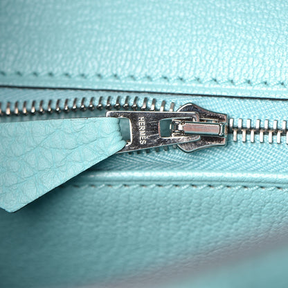 Hermes Togo Birkin 25 Bleu Atoll 15 of 34