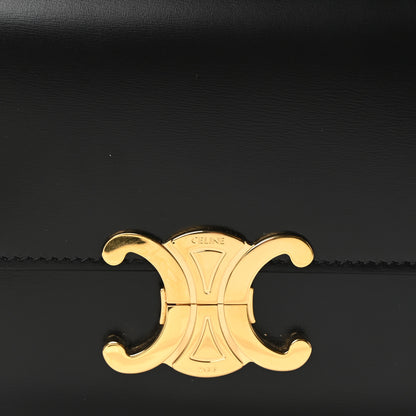 Celine Shiny Calfskin Teen Triomphe Black 7 of 10