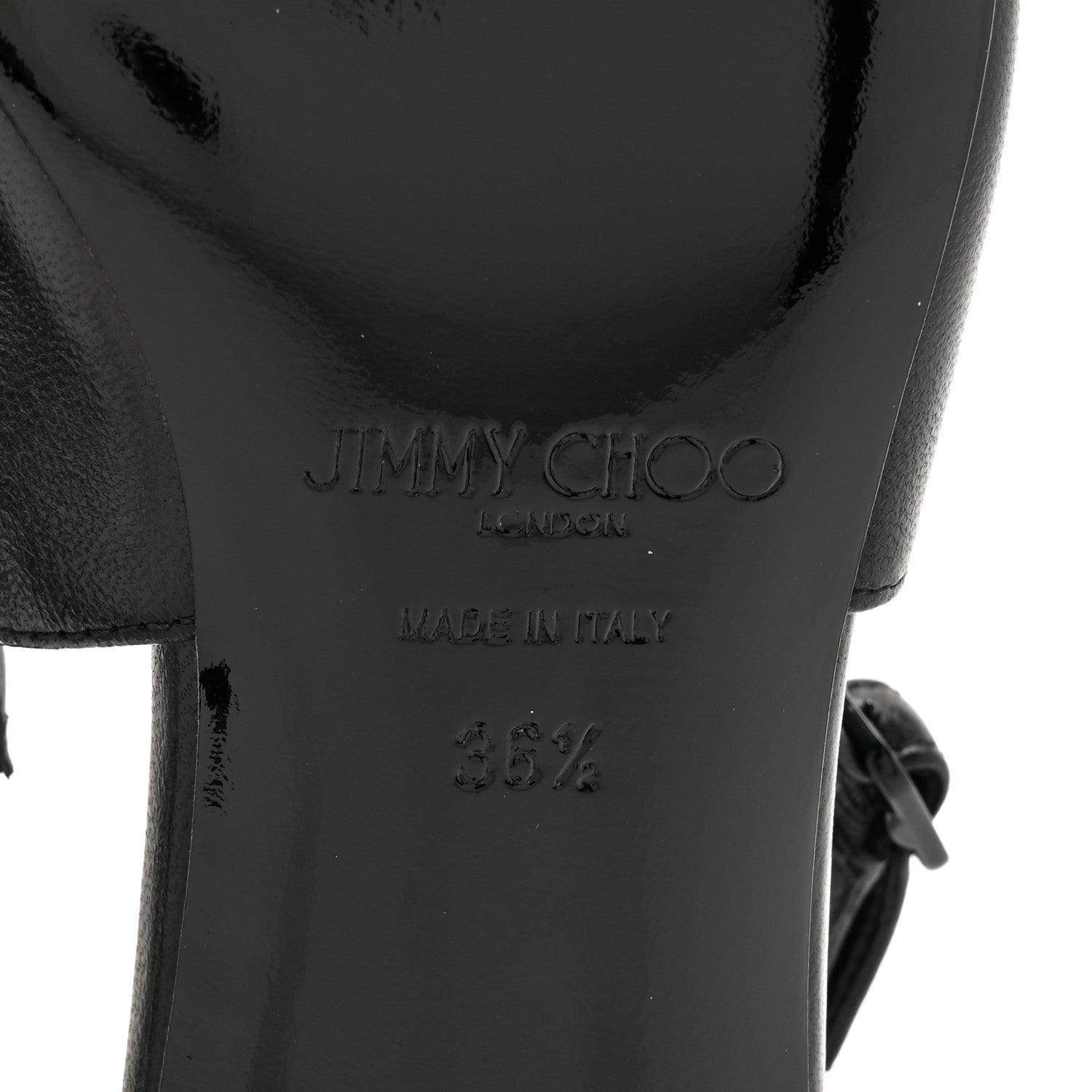 Jimmy Choo Nappa Amel 50 Slingback Pumps 36.5 Black 8 of 13