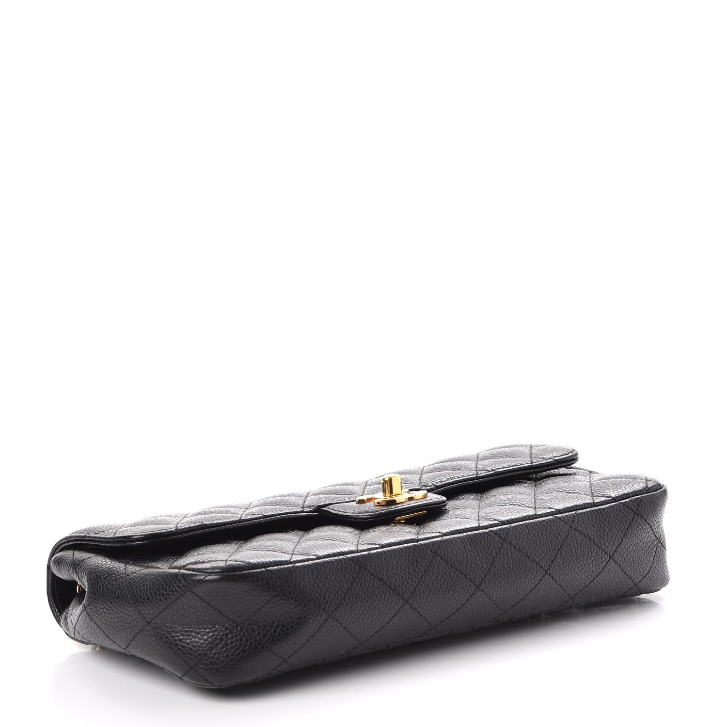Chanel Caviar Quilted East West Flap Black 4 of 7