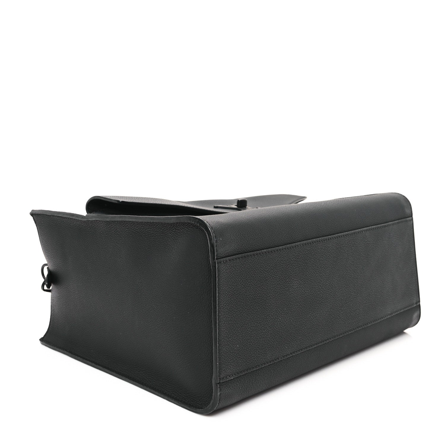 Louis Vuitton Soft Calfskin Lockme Tote MM Black 4 of 11