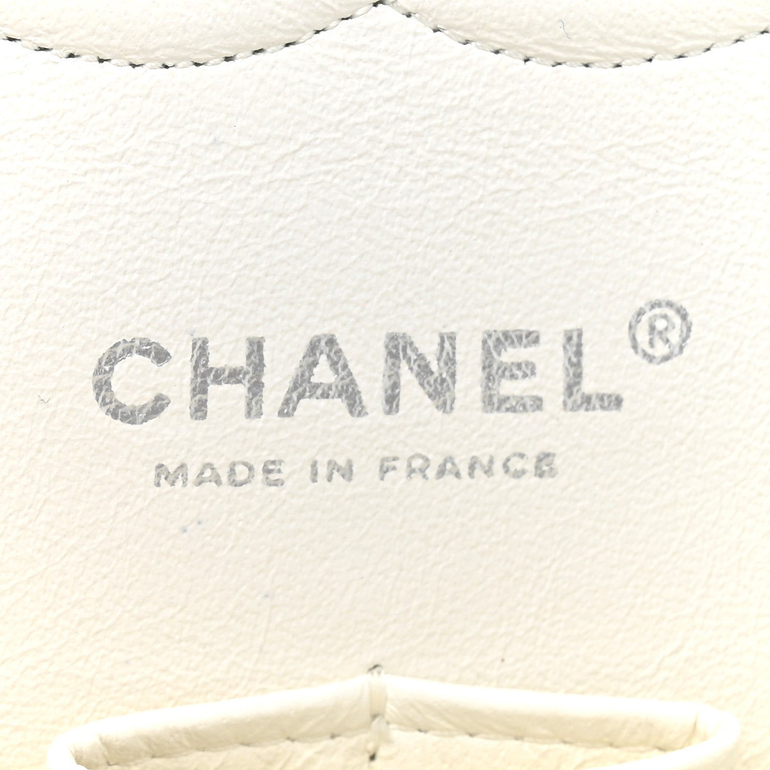 Chanel Caviar Quilted Medium Double Flap White 6 of 13