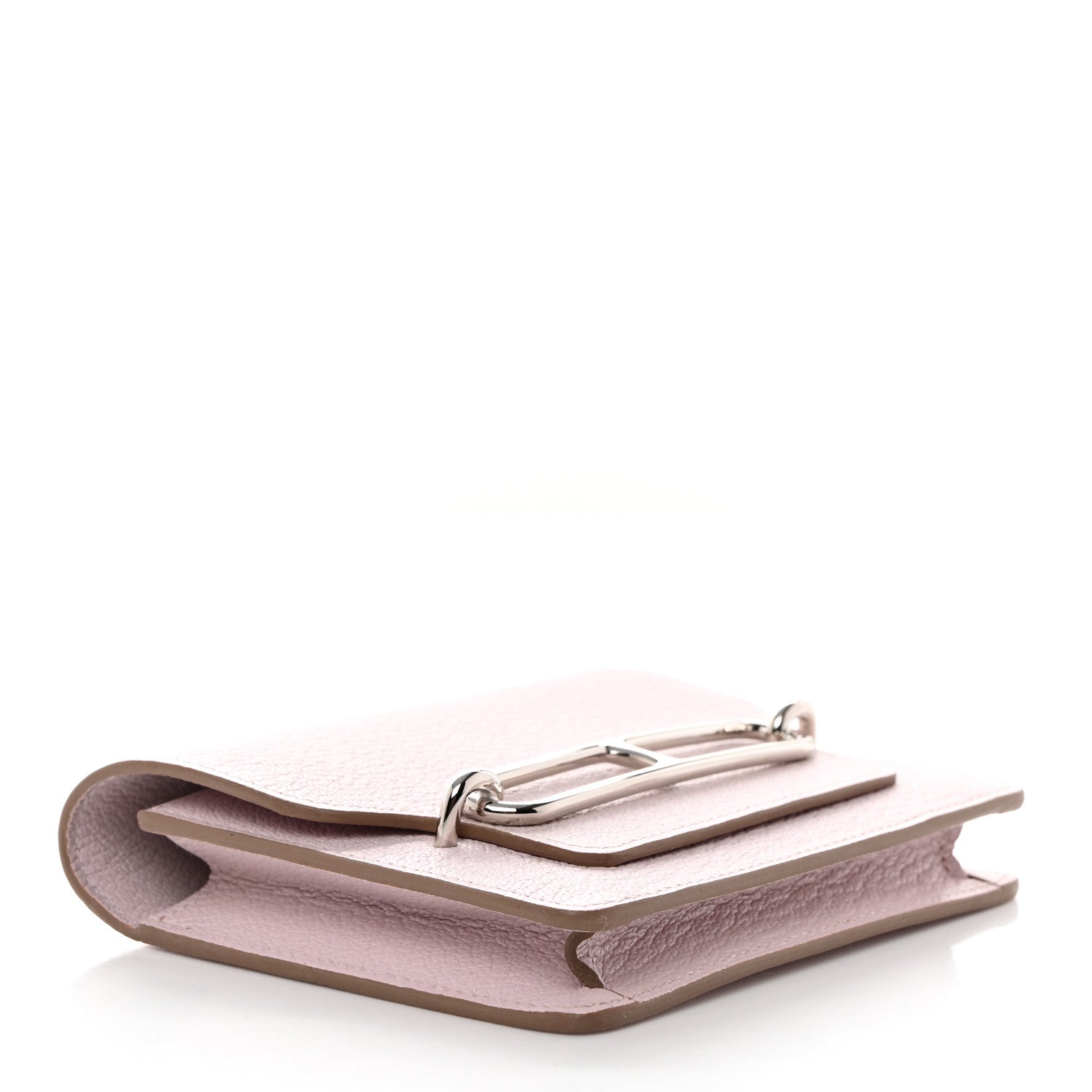 Hermes Chevre Mysore Roulis Slim Wallet Mauve Pale 4 of 8