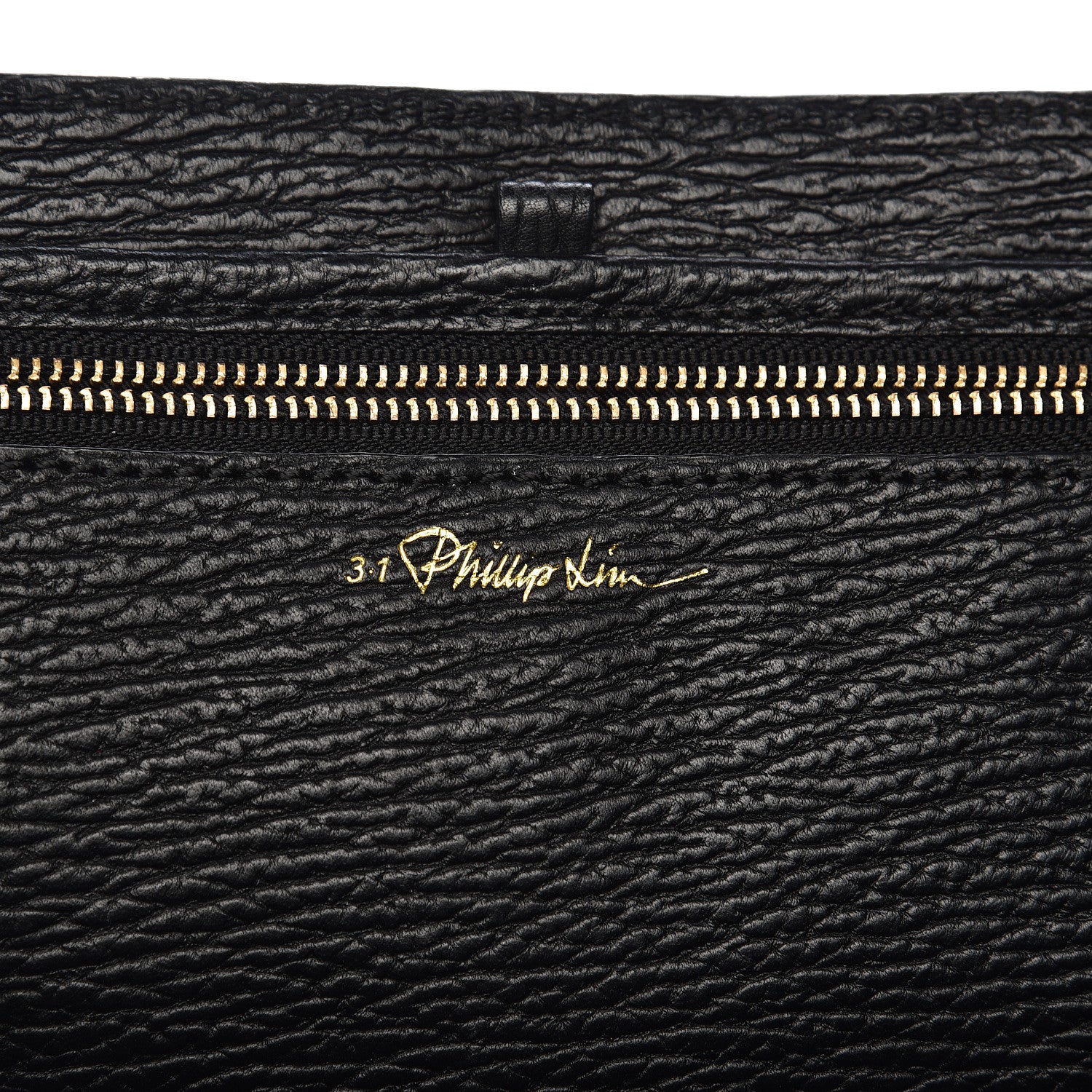 3.1 Phillip Lim 3.1 Textured Calfskin Large Pashli Satchel Black 6 of 13