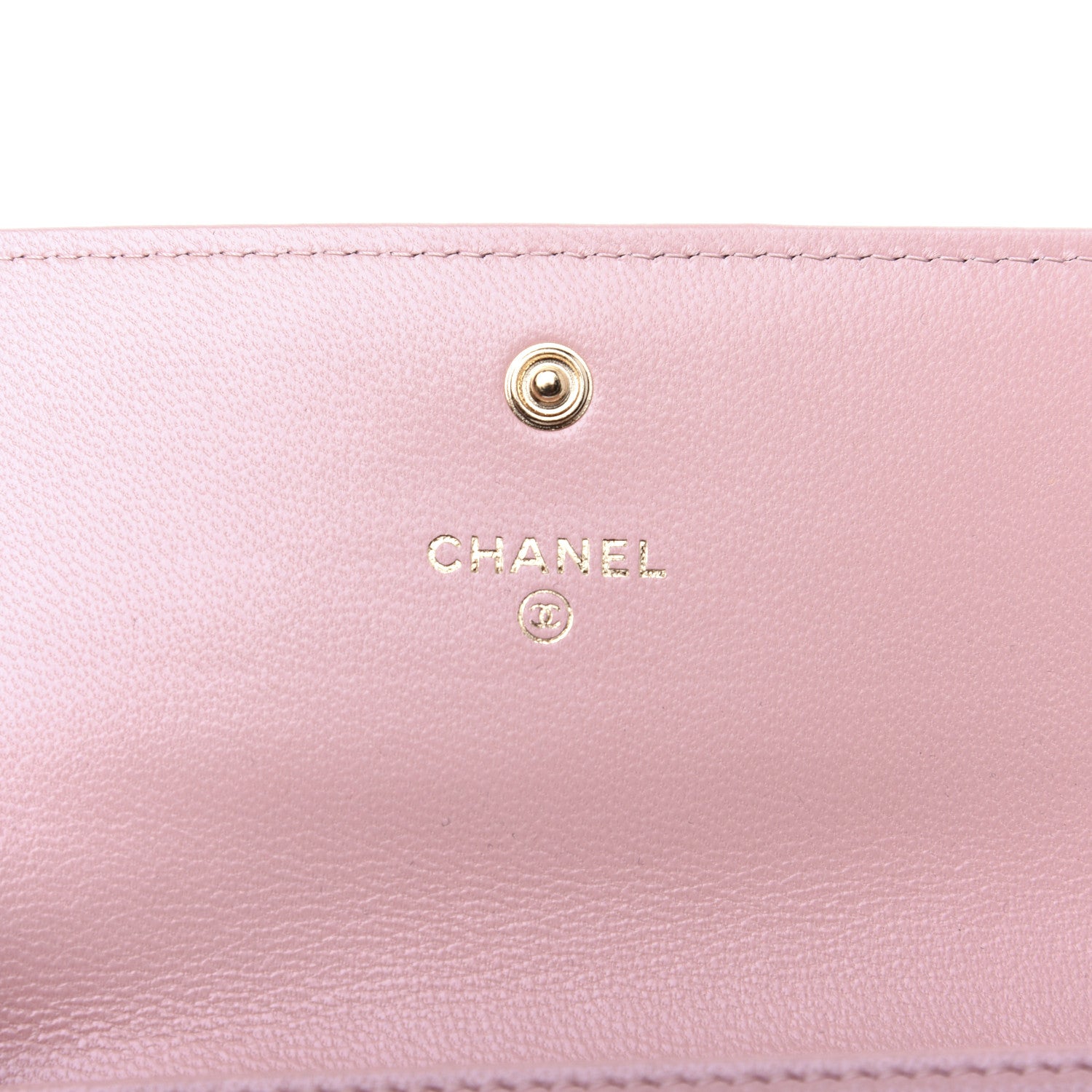 Chanel Goatskin Quilted 19 Flap Wallet Pink 10 of 12