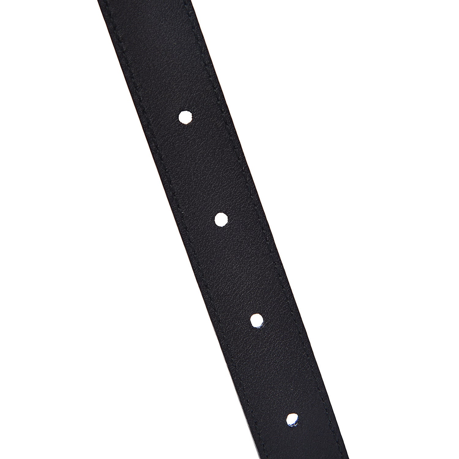 Gucci Textured Dollar Calfskin Bees And Stars Print Womens 20mm Belt 95 38 Black Gold 6 of 6