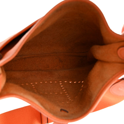 Hermes Taurillon Clemence Evelyne III PM Orange 5 of 12