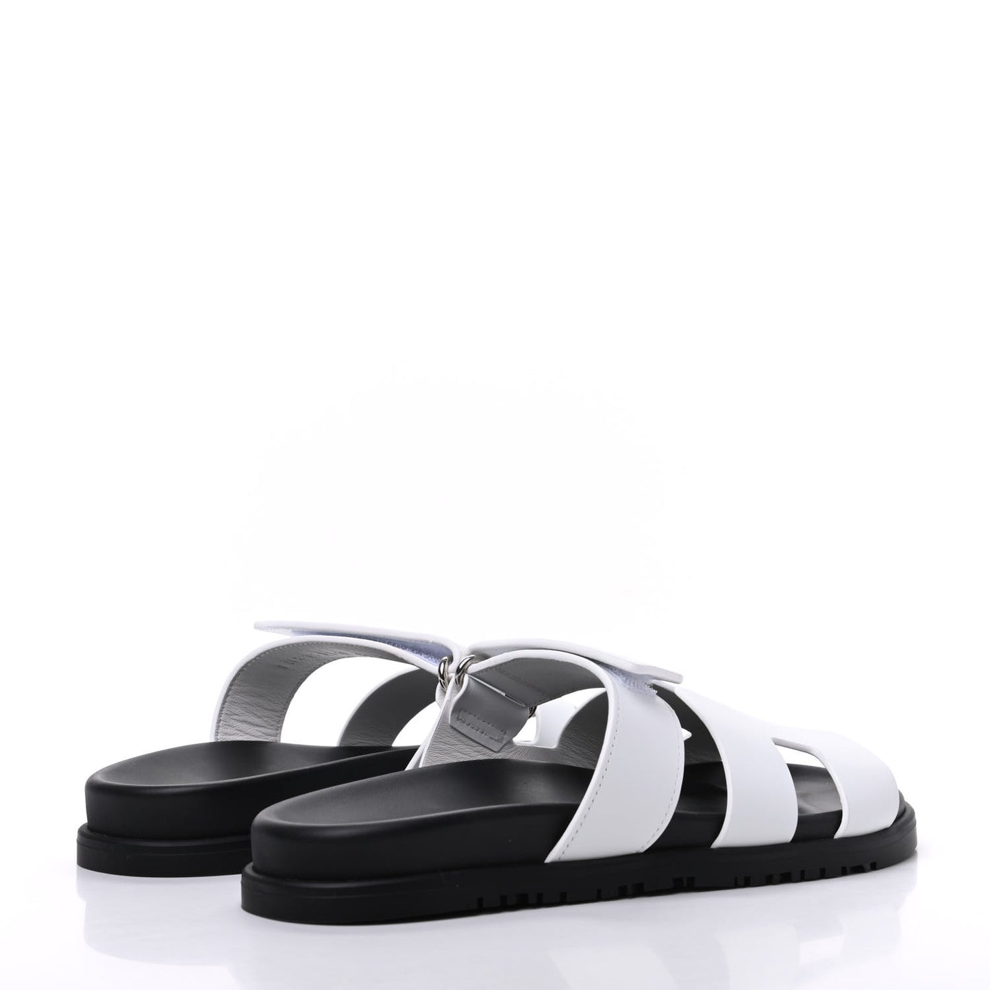 Calfskin Womens Chypre Sandals 39 White