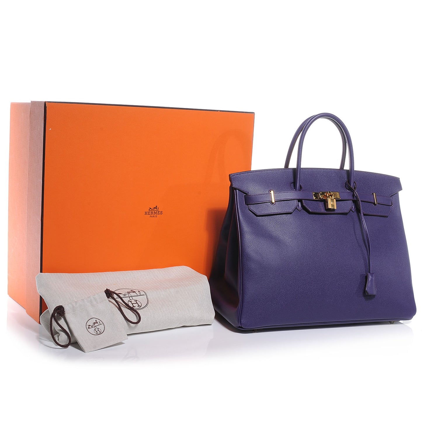 Epsom Birkin 40 Iris