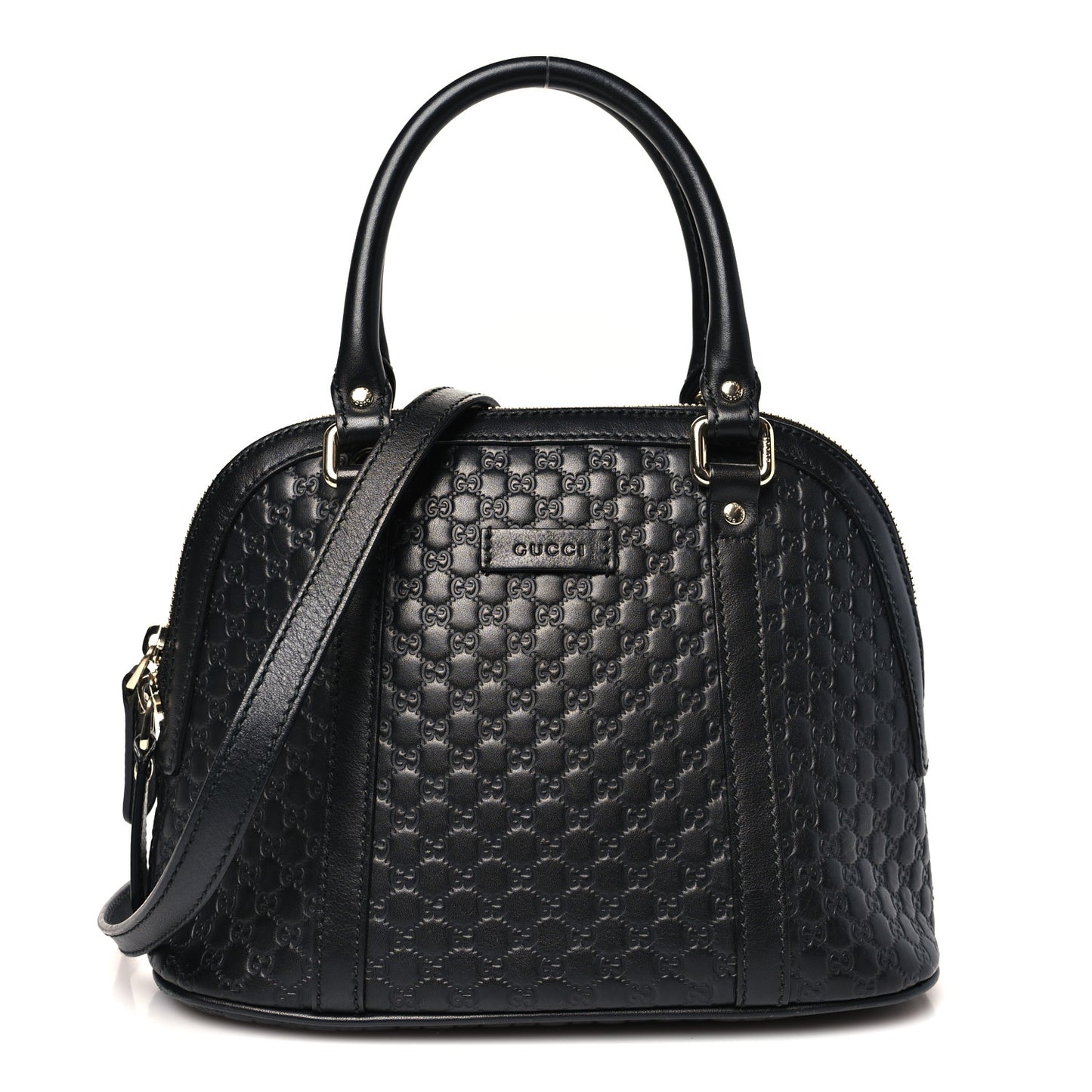 Microguccissima Mini Dome Bag Black