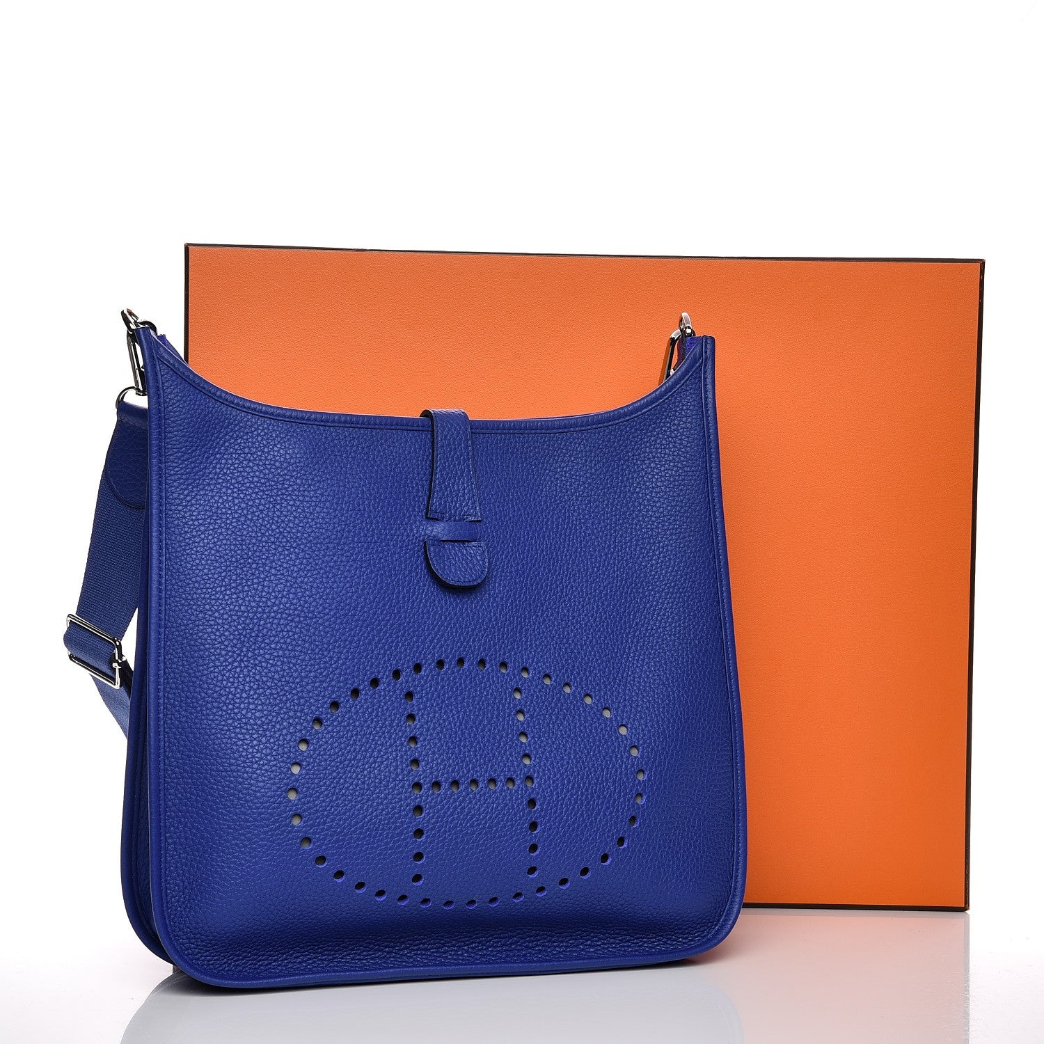 Hermes Epsom Evelyne III GM Bleu Electrique 10 of 10