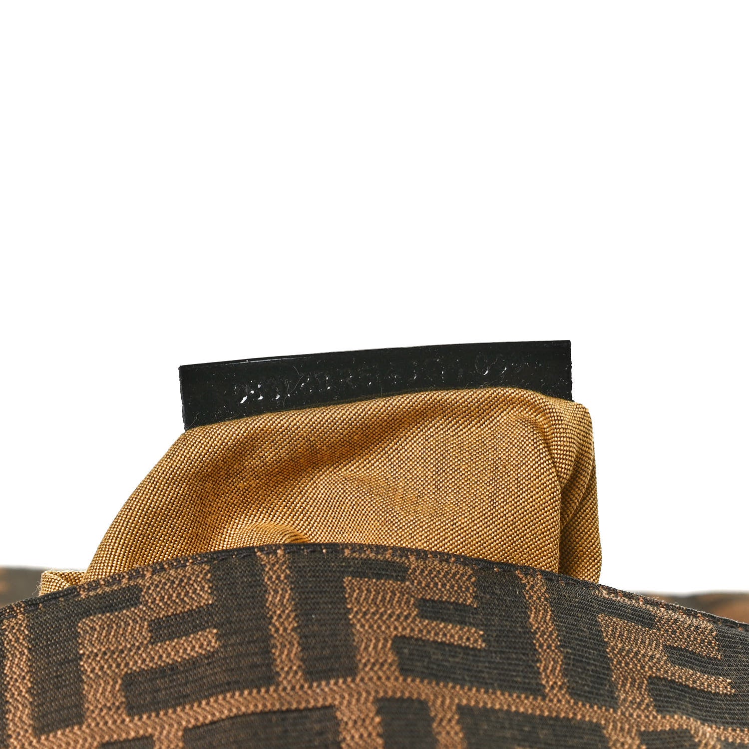 Fendi Zucca Patent Mia Shoulder Flap Tobacco 7 of 13