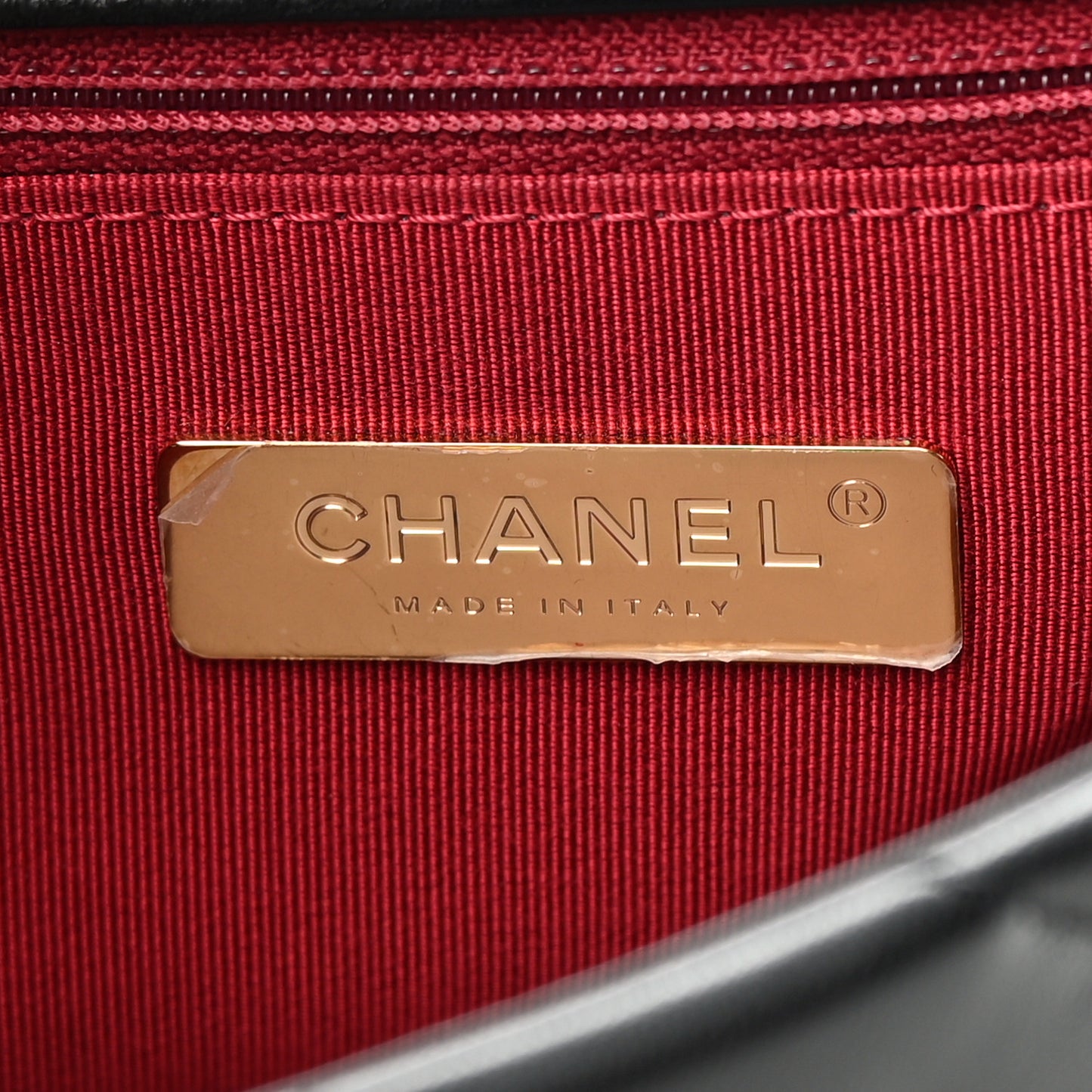 Shiny Goatskin Quilted Medium Chanel 19 Flap Black