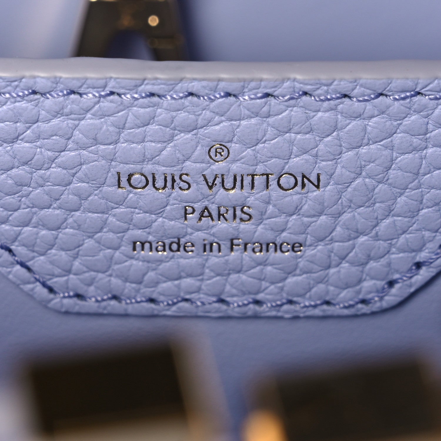 Louis Vuitton Taurillon Braided Chain Capucines BB Iris Creme 6 of 9