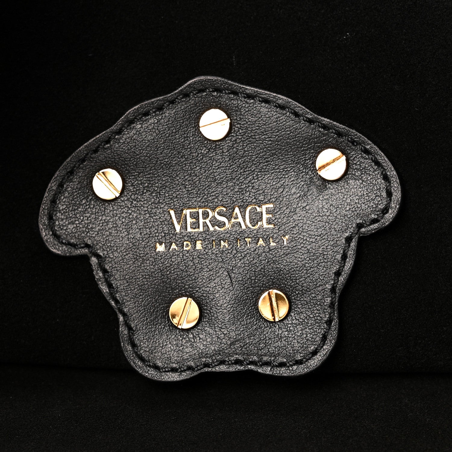 Versace Smooth Calfskin La Medusa Tote Bag Black 6 of 11