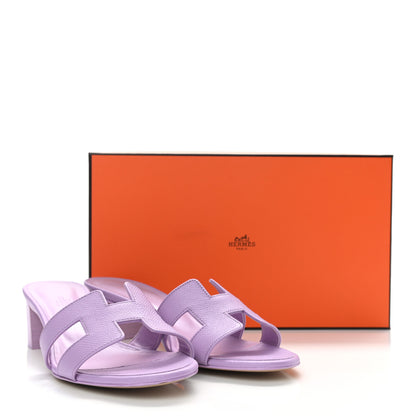 Hermes Epsom Oasis Sandals 37 Violet Amethyste 9 of 9