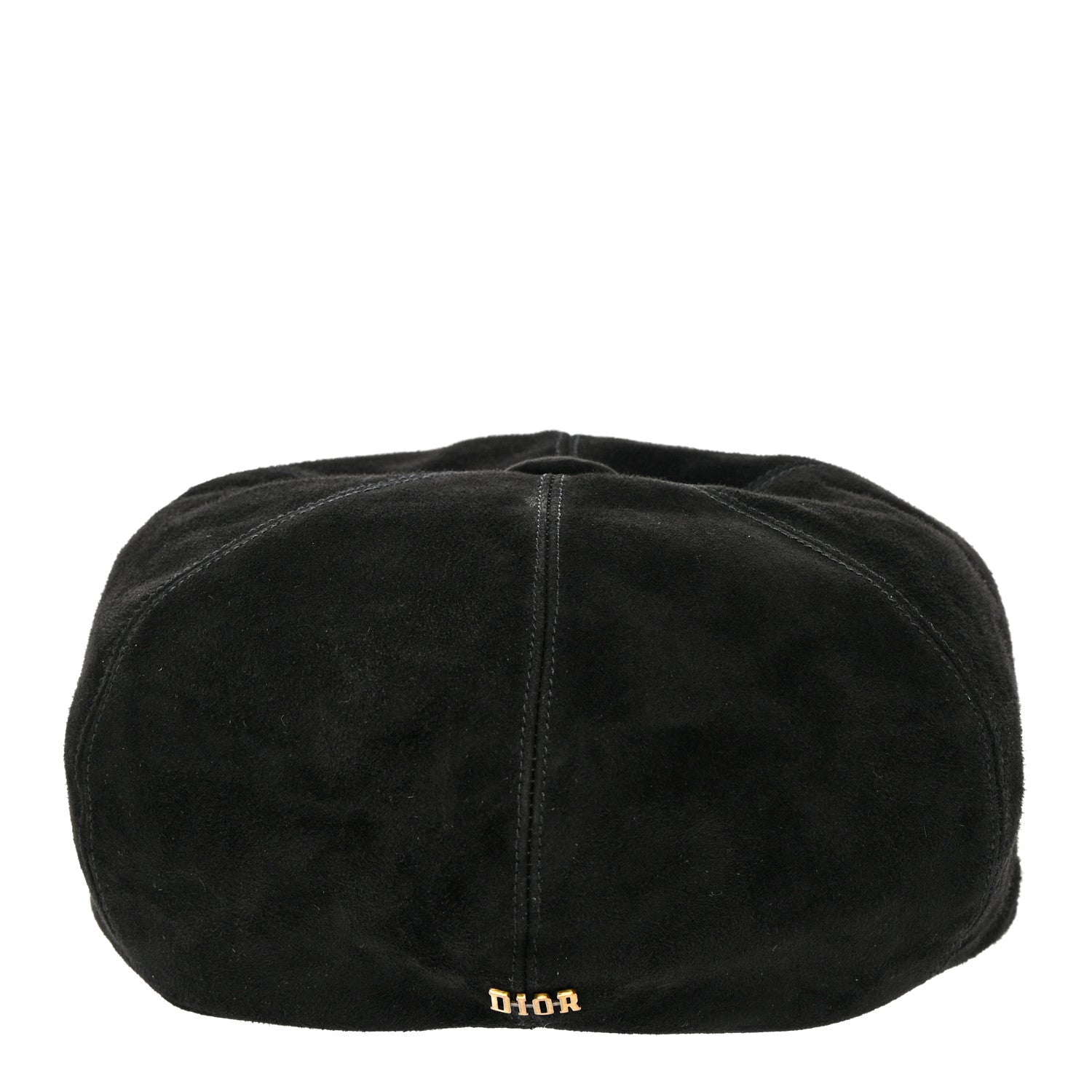 Christian Dior Suede Arty Beret Cap 57 Black 5 of 11