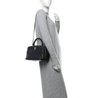 Chanel Lambskin Quilted Medium Trendy CC Bowling Bag Black 2 of 12