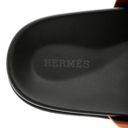 Hermes Calfskin Mens Chypre Sandals 42.5 Naturel 8 of 9