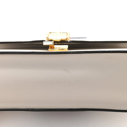 Gucci Calfskin Small Sylvie Shoulder Bag Off White 10 of 11