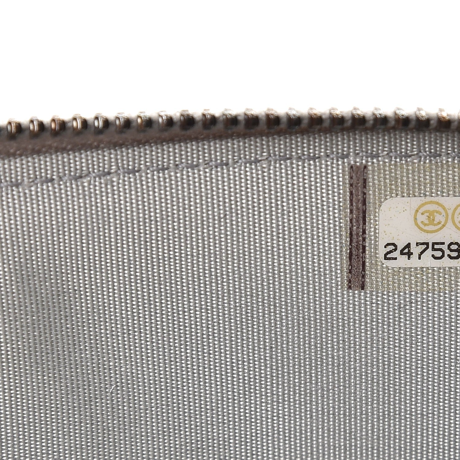Chanel Metallic Caviar Quilted Small Boy Clutch With Chain Silver 8 of 9