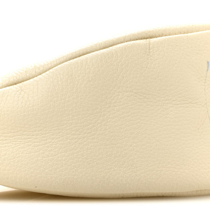 The Row Grained Calfskin Small Slouchy Banana Bag Ivory 8 of 14