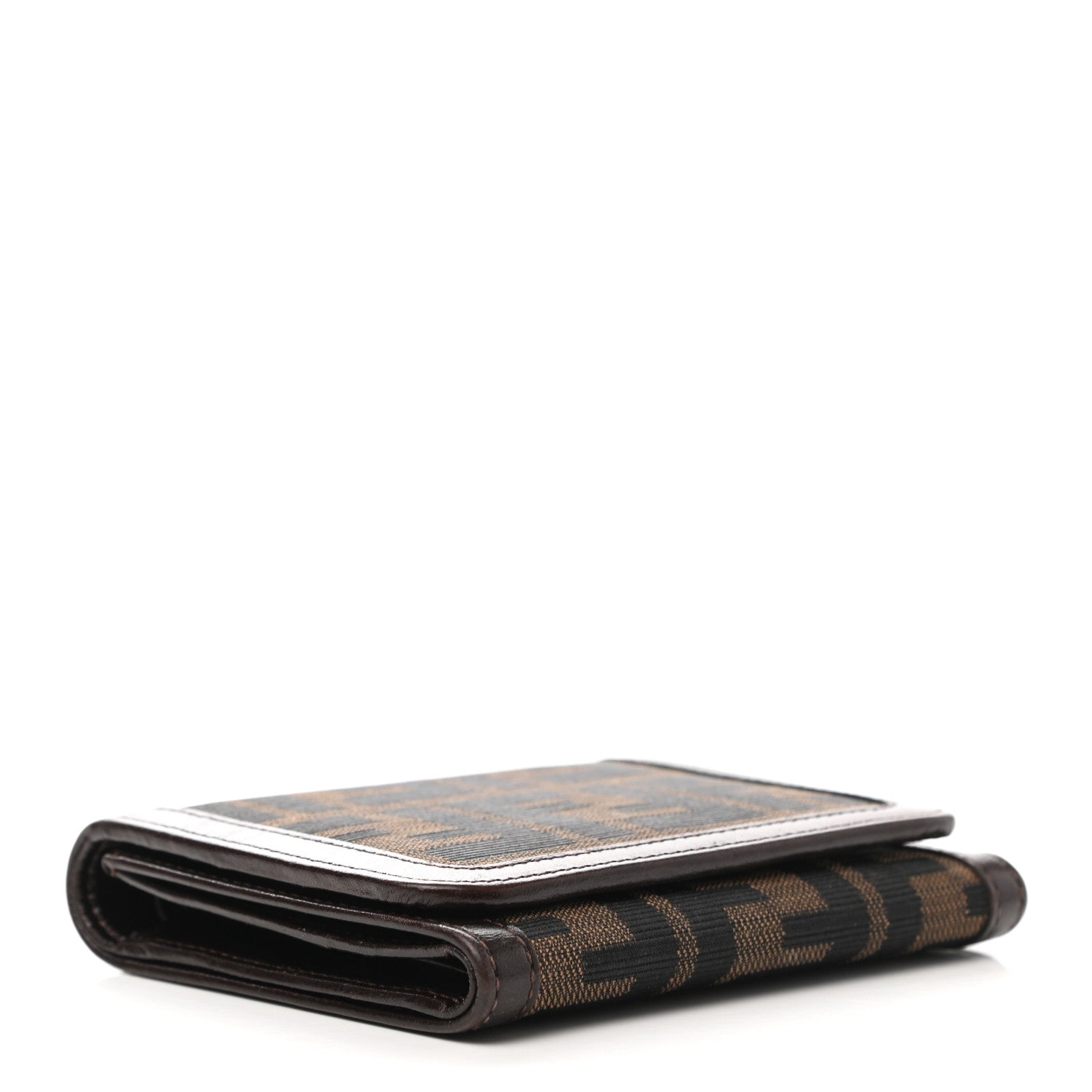 Fendi Zucca Compact Wallet Tobacco 4 of 9