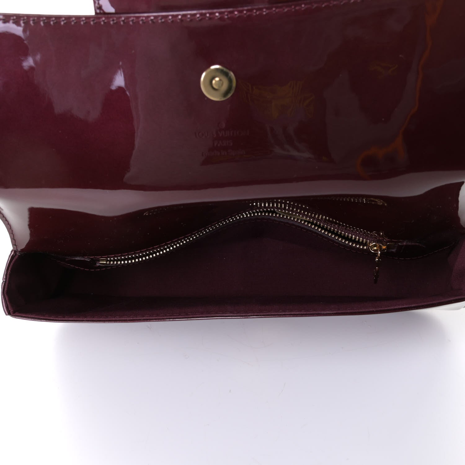 Louis Vuitton Patent Sobe Clutch Rouge Fauviste 5 of 5