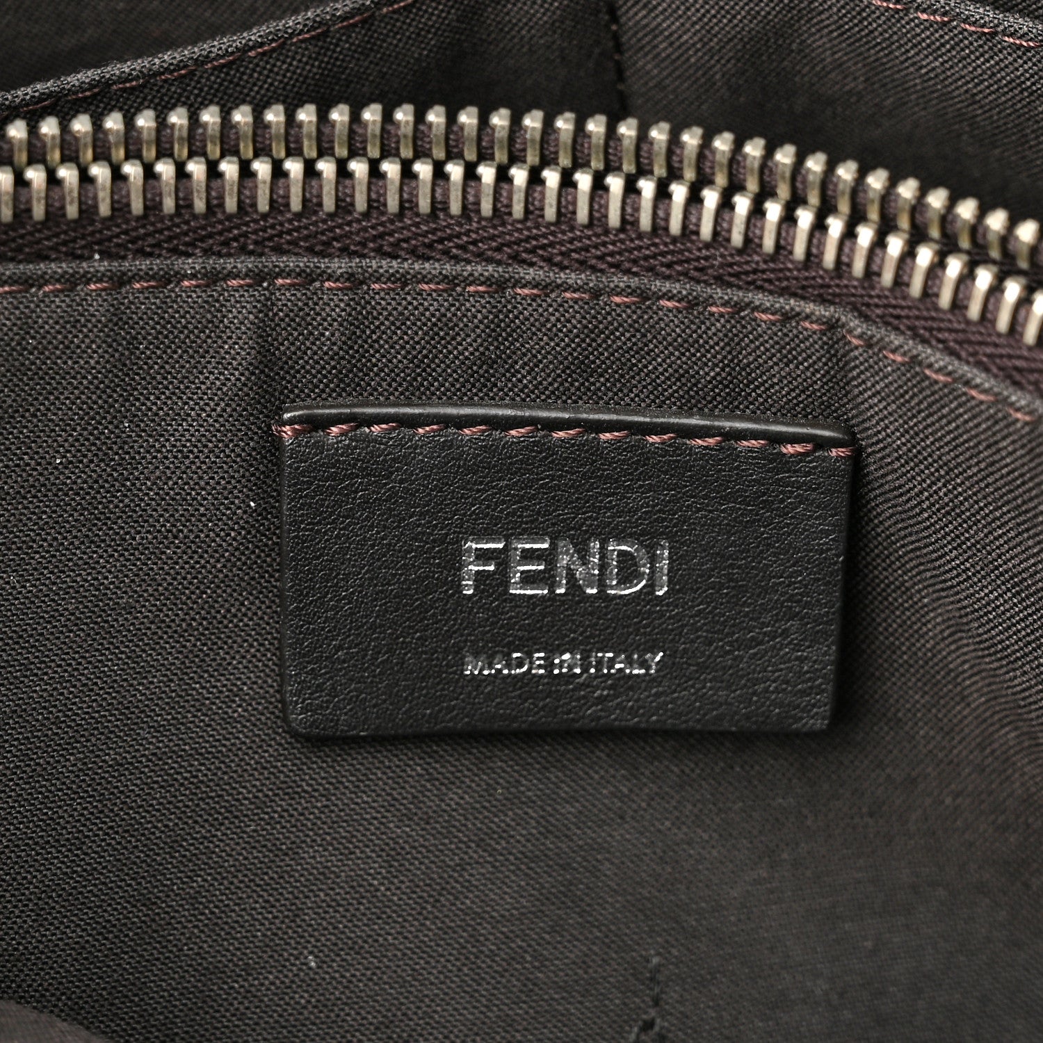 Fendi Vitello Dolce 4 Color Medium By The Way Boston Bag Carbone Grigio Polvere Multicolor 6 of 11